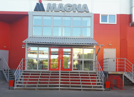 Уборка на заводе Magna